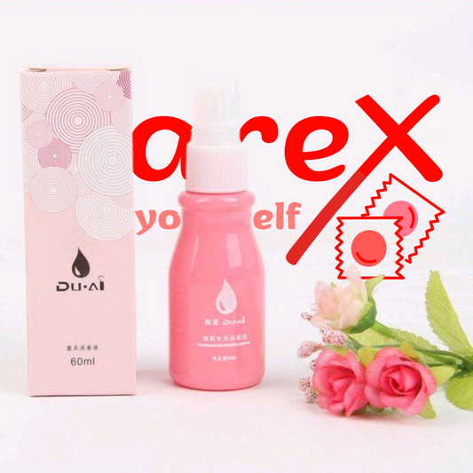 Bình xịt rửa sex toy CareX – 60ml