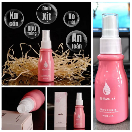 Bình xịt rửa sex toy CareX – 60ml