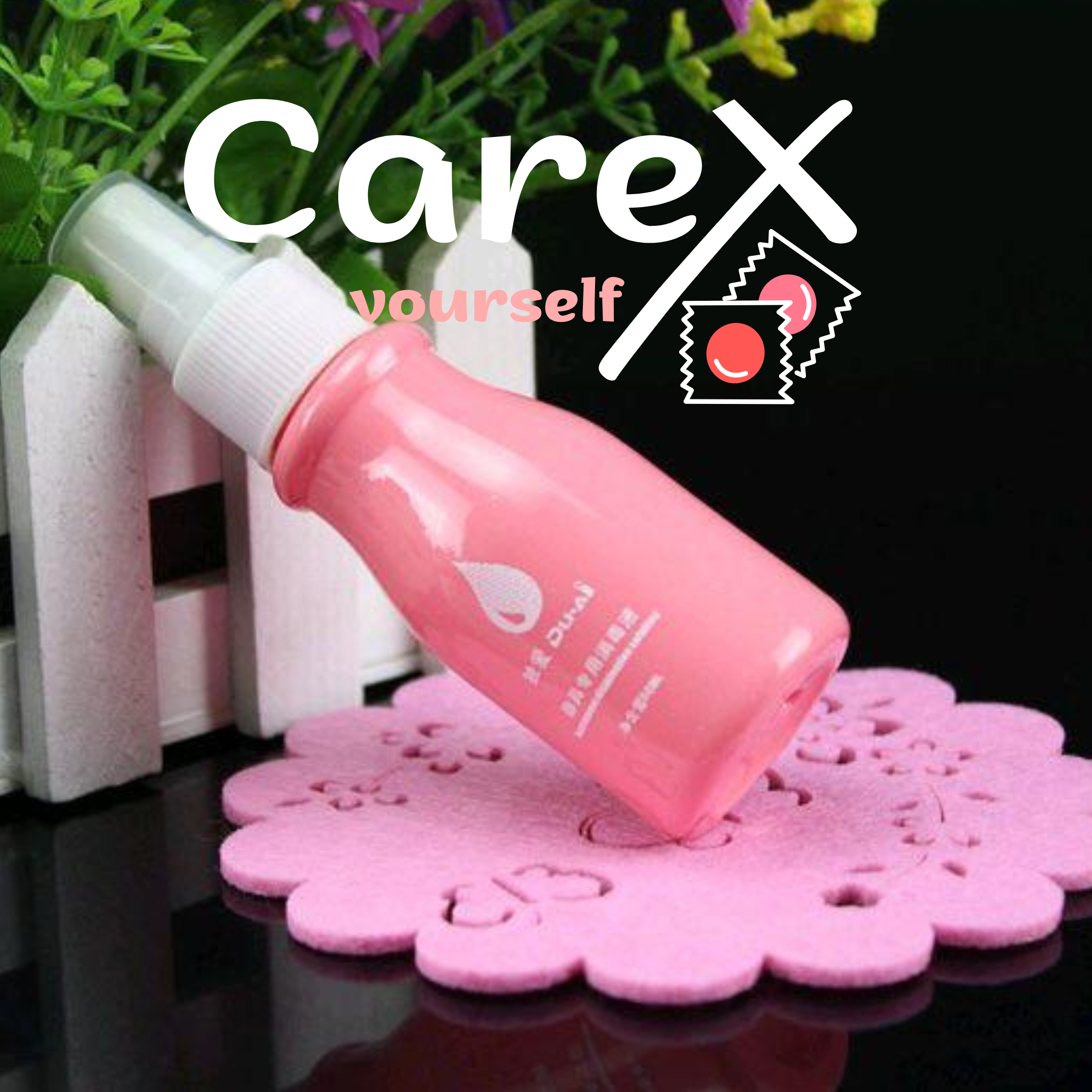 Bình xịt rửa sex toy CareX – 60ml