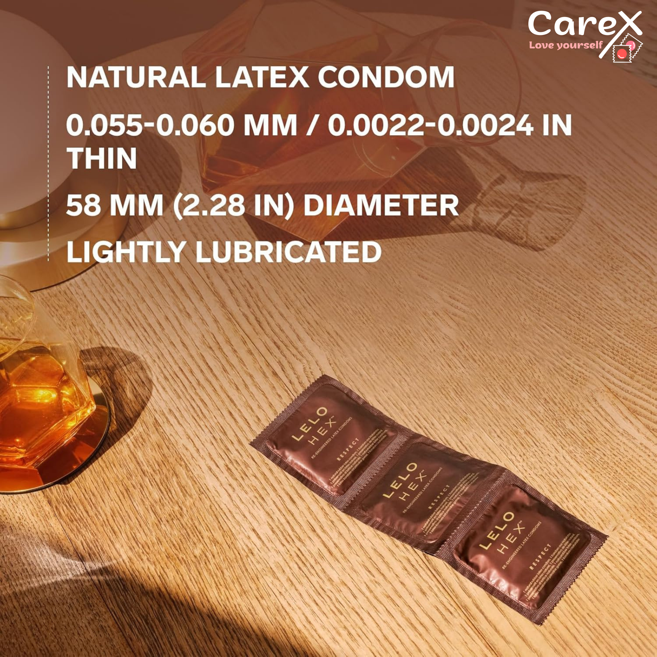 CareX Condom – LELO HEX (Respect XL)