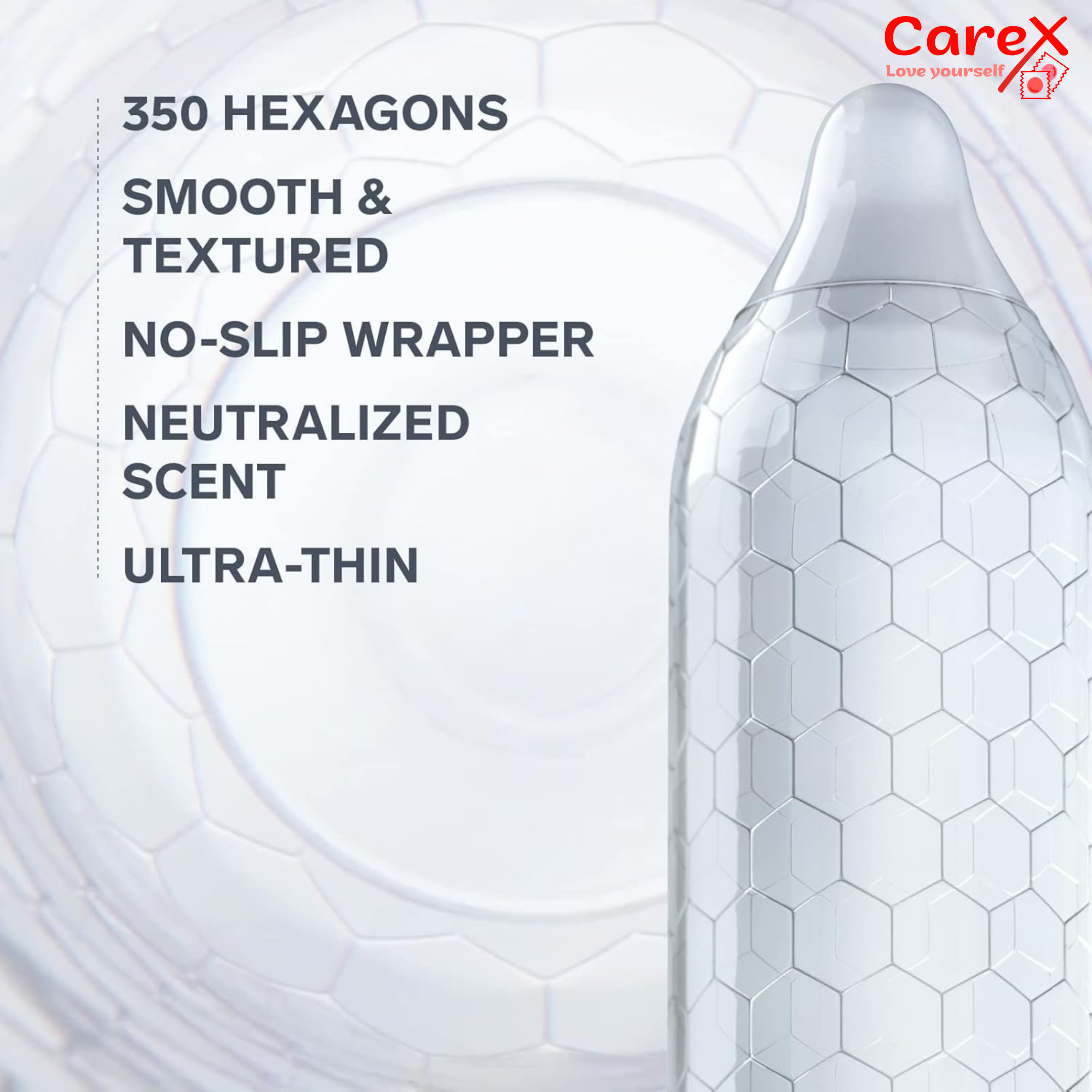 CareX Condom – LELO HEX (Respect XL)